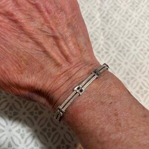 Vintage Women's Sterling Silver 925 Bracelet 7"